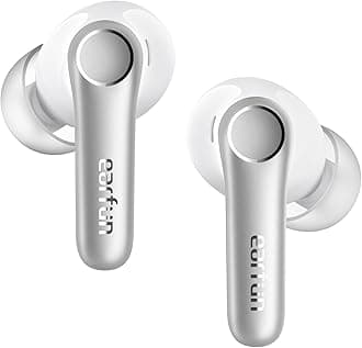 Air Pro 4 Adaptive Hybrid Noise Canceling Wireless Earbuds, Qualcomm Snapdragon Sound, aptX™ Lossless, 6 Mics AI CVC 8.0 Call, LDAC Hi-Res Audio, 52H Playtime, Bluetooth 5.4, White