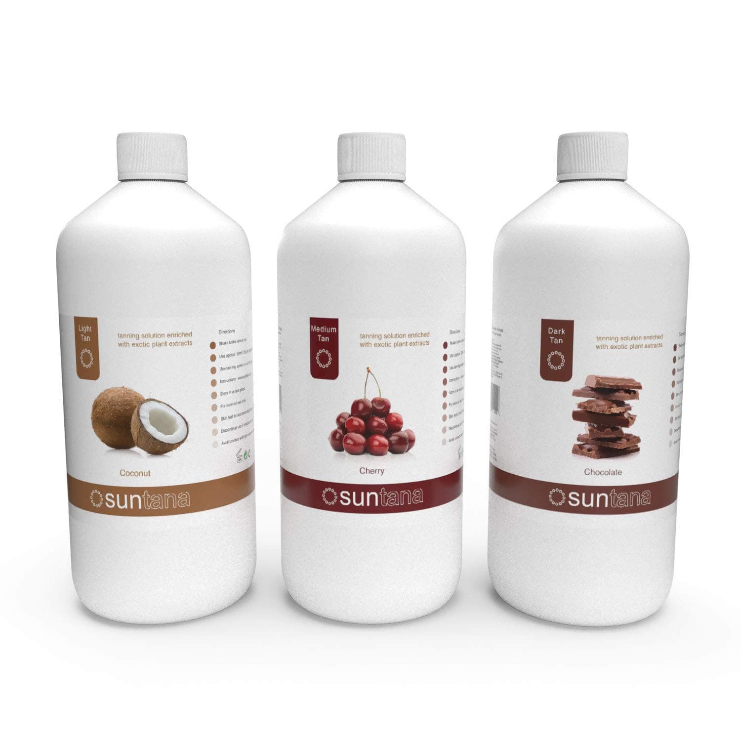 Suntana Spray Tan 1000ml Combo Pack Fragranced Tanning Solution 3 x 1000ml