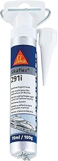 Sika Multipurpose Special Navy Paste, White, Sikaflex 291i - Water Resistant, Non-Corrosive, Sea & Fresh Water Resistant, 70 ml