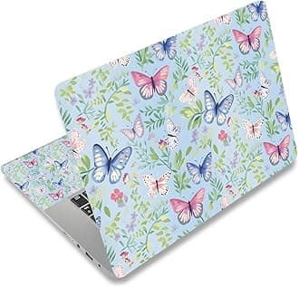 Laptop Skin Sticker 12.1 13 13.3 14 15 15.6 Inches Netbook Sticker Decal Reusable Universal Notebook PC Art Personalized Protector by AORTDES (AD-NEK-72 Butterflies)
