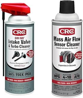 GDI IVD Intake Valve & Turbo Cleaner Bundle 05110 11 Oz Mass Air Flow Sensor Cleaner