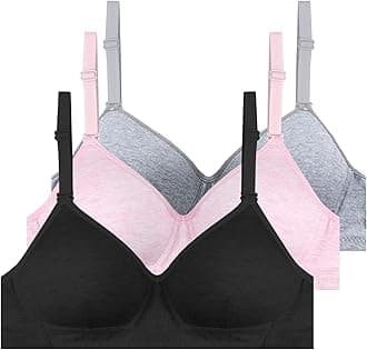 Phennie's Big Girls Cotton Training Bras Kids Wireless Light Padded for Teens 10-18 Years