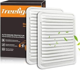 Treeligo 2 PACK CA10171 Engine Air Filter Compatible with Camry 2007-2017,Venza 2.7L 2009-2016,Replaces 17801-28030 17801-0H050