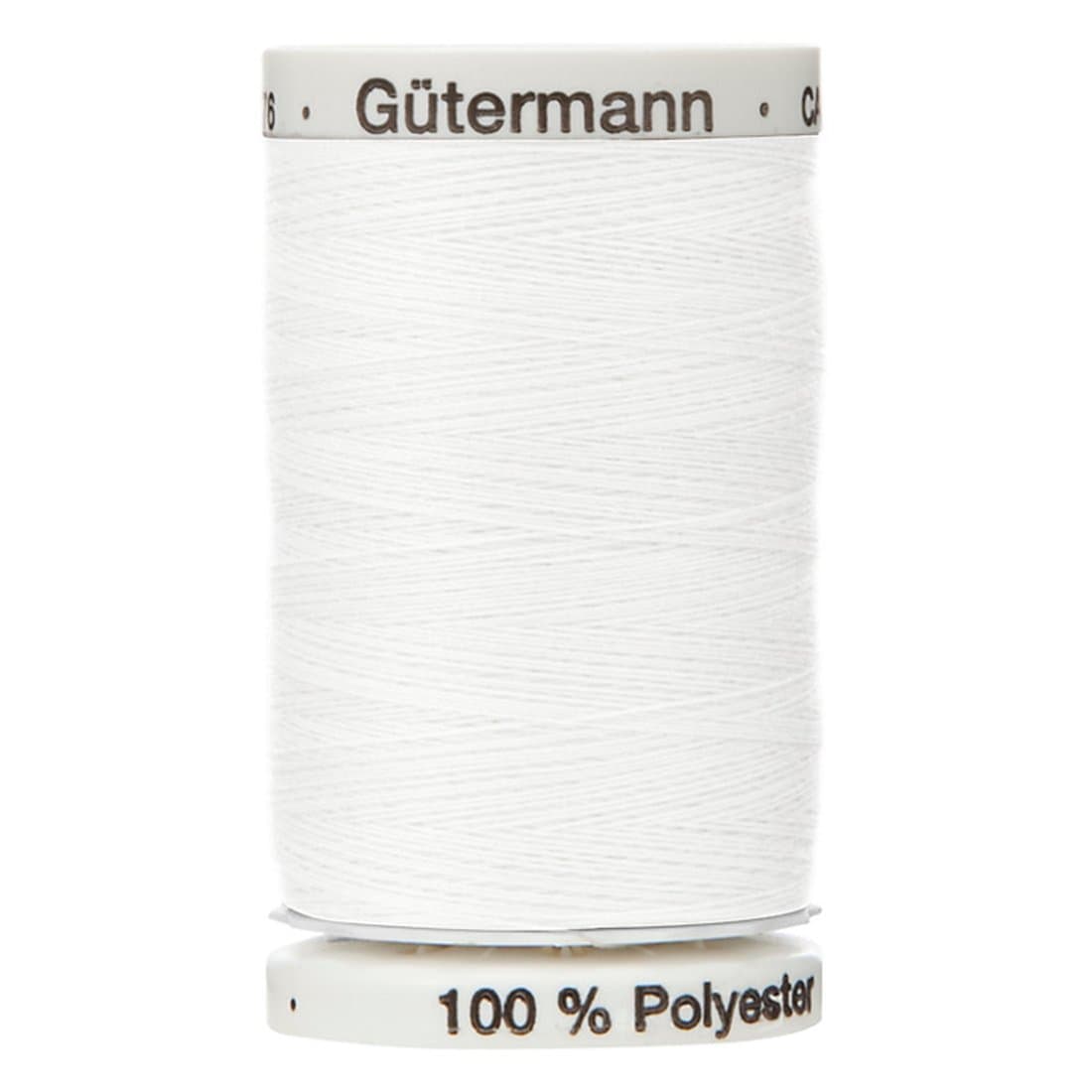 White Colour 800 Top Stitch Sewing Thread Extra Strong Thick Polyester Upholstery Jeans Denim Button Stitch (1 x 30 Meter Spool)