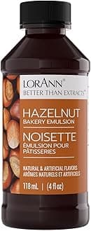 Bakery Emulsions Natural and Artificial Flavor 4oz-Hazelnut, Other, Multicoloured, 6.82 x 6.82 x 13.43 cm