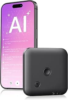 AI Voice Recorder with Voice to Text and Summary, Audio Recorder for Calls, Conferences, Meetings, App Control, Support 102 Languages, 64GB Memory