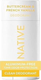 Native (Buttercream & French Vanilla) - Deodorant Natural Deodorant for Women and Men, Seasonal Scents, Aluminium Free with Baking Soda, Probiotics, Coconut Oil and Shea Butter Buttercream & French...