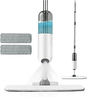 Spray Mop for Floor Cleaning | Refillable Water Tank | Microfiber Head | Lightweight & Easy to Use | Suitable for Tile, Wood & Laminate Floors 350ml