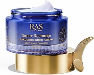Ras Luxury Oils Super Recharge Night Cream with Bakuchiol (Natural Retinol) & Peptides| Anti-aging | Visibly Reduces Fine Lines & Wrinkles in 5 Nights | Normal, Oily, Dry & Combination Skin | 50gm