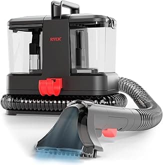 RYER Spot Cleaner & Carpet Cleaner Machine – Dual Tank with 0.8L Volume – Sofa and Mattress Cleaner – For Carpets, Upholstery & Car Seats – Portable & Compact Storage