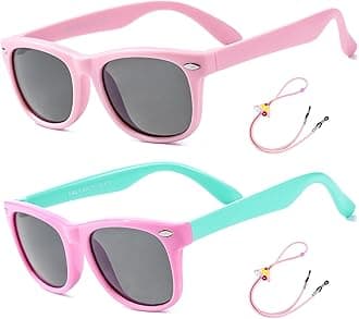 Flexible Kids Sunglasses Polarized Unbreakable Toddler Sun Glasses for Baby Boys and Girls UV400 with Case, Age 2-8
