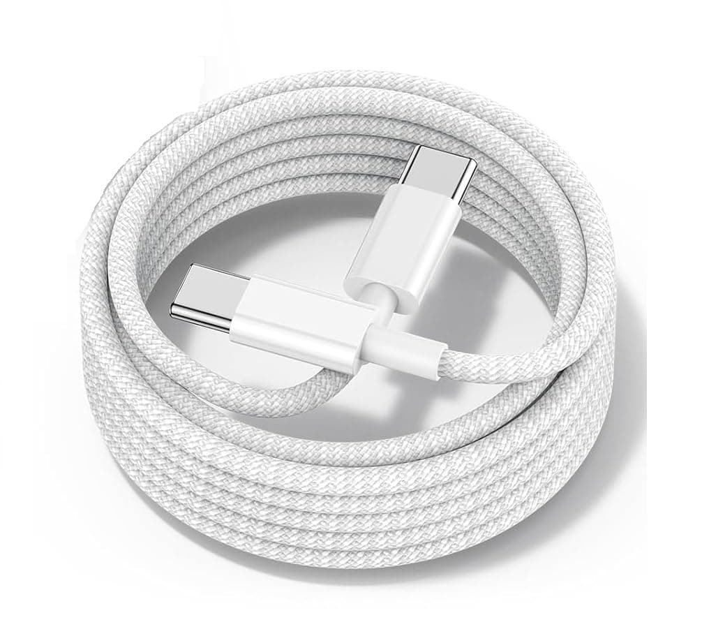 100FIT Google Pixel Original Type C to Type C Mobile Data Charging Cable for Pixel 8 Pro/8/8A/7 Pro/7/7A/6 Pro/6/6A/5/ChromeBook Laptop/Buds/and Other USB C Device Support for Nothing phone 2/1, 30W