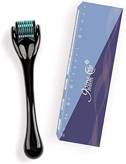 Derma Roller Kit for Face - 0.25mm Titanium Microneedle Roller