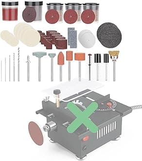 Mini Small Multi-Functional Table-Saw - Portable Crafts Table Saw Speed Angle Cutting Depth Adjustable Cutting Sanding Engraving for Wood Acrylic PCB Plastic (Flexible Shaft Accessories)