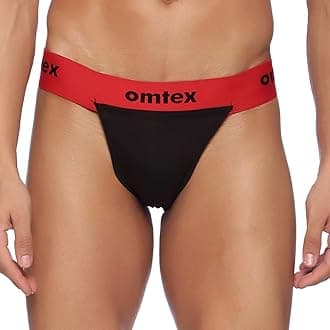 Omtex Men's Athletic Tokyo Stretchable Supporter Back Covered with Cup Pocket