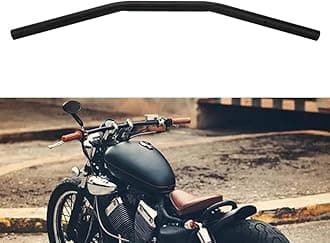 Motorcycle Drag Bars Handlebars 22mm 7/8" Universal For Bobber Cafe Racer Sportster Cruiser XL 883 1200 Custom Chopper Softail Dyna Street Bob Black