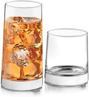 Cabos 16-Piece Tumbler and Rocks Glass Set