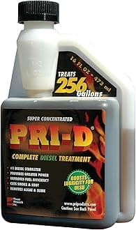 SAFECASTLE PRI-D Complete Diesel Treatment – Super Concentrated Diesel Fuel Additive Treats up to 256 Gallons, Helps Support Fuel Lubricity and Stability for Diesel Engines, 16 oz (1 Pack)