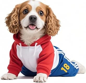 Chucky Deadly Pet Dog Costume Halloween Clothes Wig and Knife Novelty Funny Scary Props Outfit Apparel Accessories (X-Large, pet Costume)