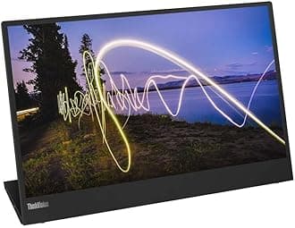 Lenovo ThinkVision M15 15" FHD Mobile Monitor, Black