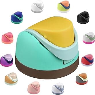 Moukiween Replacement Cap for Owala Freesip Bottle, One Button Water Bottle Top Lid Accessories Compatible with Owala Cup 16oz 24oz 32oz 40oz, BPA-Free, No Water Leakage, Dark Green