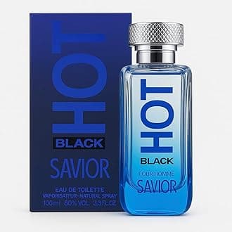 HOT BLACK SAVIOR Perfume for Men | 100ML – Luxurious and Long-Lasting Perfume Men, Perfect Parfum Men | Mens Perfume & Mens Aftershave | Premium Gifts for Men