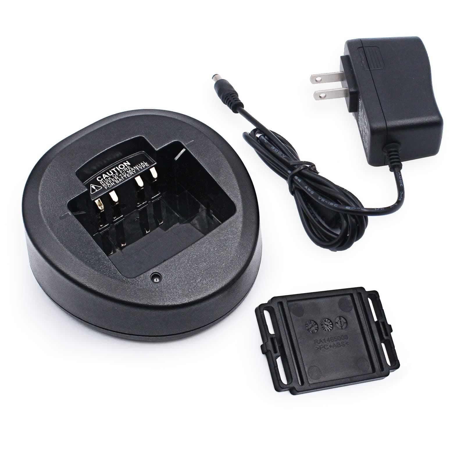 CD-58 Desktop Charger Compatible for Vertex VX-231 VX-261 EVX531 EVX534 EVX539 VX351 VX354 VX451 Radio FNB-V134LI FNB-V132LI FNB-V132LI FNB-V130LI V133LI Battery Charger