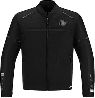ILM Motorcycle Riding Jacket with Mesh CE Armor and Detachable Thermal Liner Dual Sport All Season for Men Model JAM1