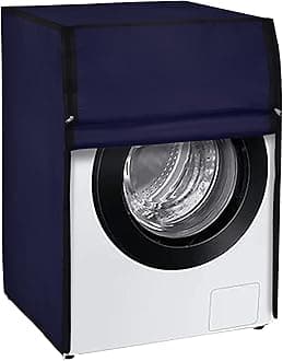 Amazon Brand - Umi. Front Load Washing Machine Cover Suitable for LG 5.5 kg, 6 kg, 6.5 kg (Navy Blue, 50cms X 63cms X 81cms)