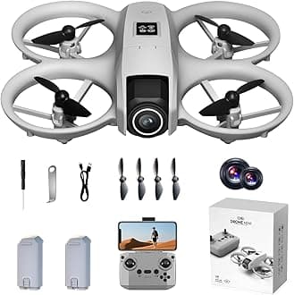 Drone with HD Camera for Beginners Adults, Under 249g Lightweight Mini Drones with Body Lights 360° Rolling One-Key Takeoff/Landing, Headless Mode, I1 Pro Mini RC Quadcopter Cool Birthday Gift