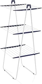 Pegasus Large Tower Airer 190 standing Clothes Airer, Foldable Clothes Drying Rack for Outdoor and Indoor, 19 m Clothes Horse
