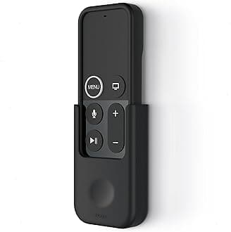 elago Apple TV Remote Holder Mount - [Gel Pad or Screw Options][Keeps It Secure][Cable Management] - Compatible with Apple TV Remote 4K / 4th Generation