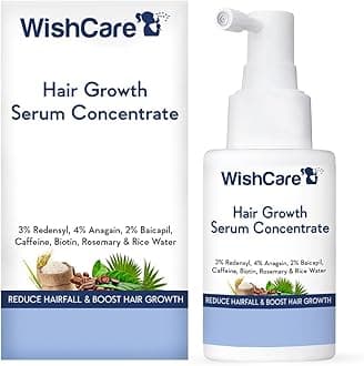 Hair Growth Serum Concentrate - Rosemary, 3% Redensyl, 4% Anagain, 2% Baicapil, Caffeine, Biotin, Plant Keratin & Rice Water