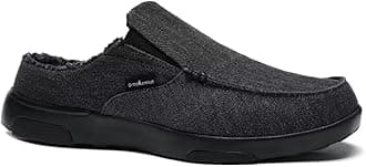 Mens Good Arch Support Loafers Shoes for Plantar Fasciitis, Best Vintage Stylish Slip On for Cushioning, Dressy Style Skate Flat Fashion Sneakers for Walking, Pain Relief Size 9