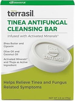 Tinea Soap for Tinea Versicolor Relief, Soothing Care & Relief of Itchy, Irritated Skin, Dermatologist Tested, Hypoallergenic Approved - Natural Antifungal Soap Bar (75g)