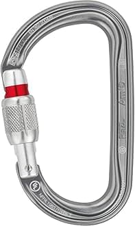 Am'D Asymmetrical Aluminum Carabiner - D-Shape Connector (27 kN)