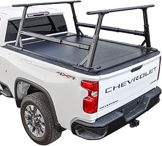 MR Retractable Truck Bed Cover with R1 Rack for Tundra 2022–2026 | 6'6" Bed | Aluminum Hard Retractable Tonneau Cover | Easy Installation | Waterproof