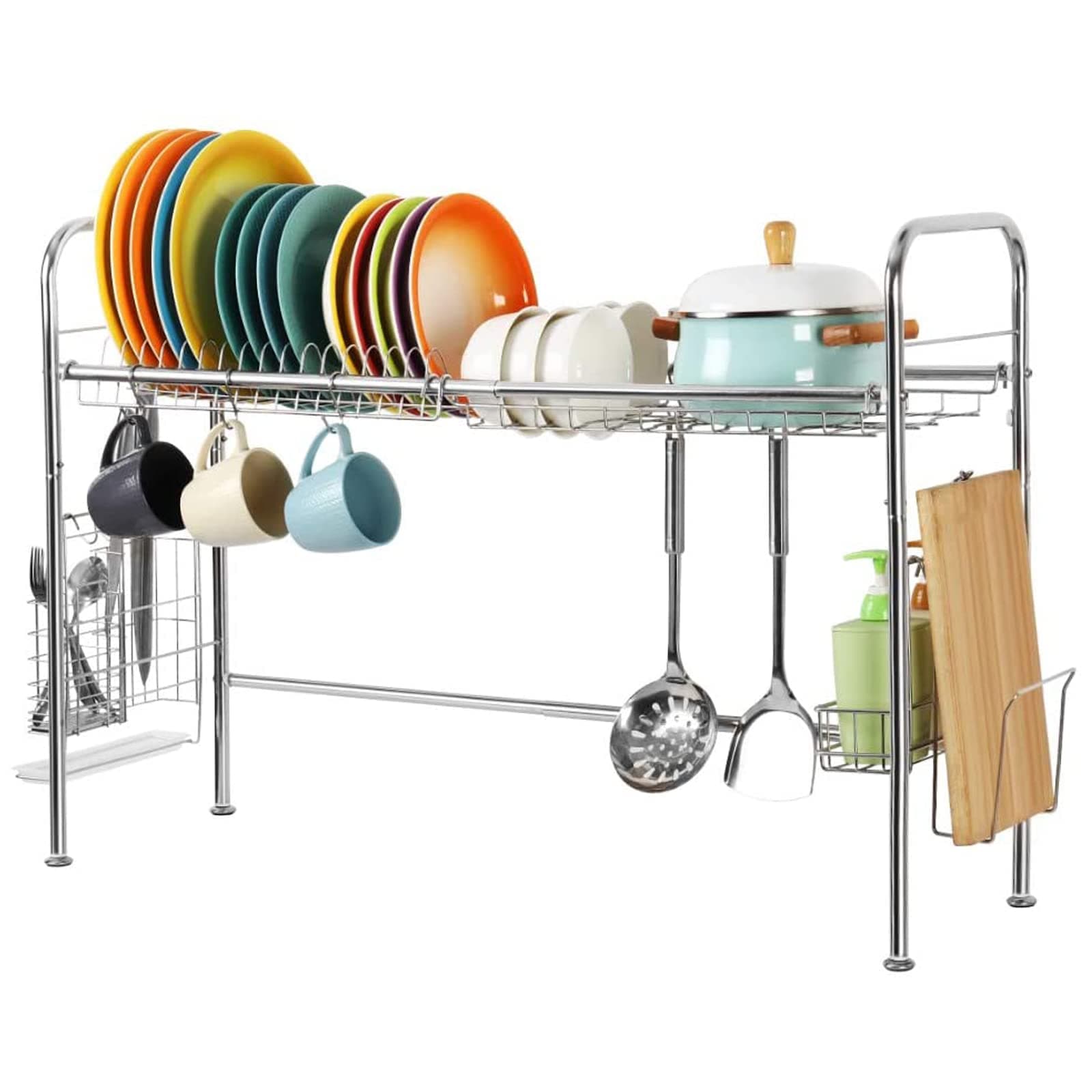 HEOMUBOWLSHELF06A Dish Rack, Silver