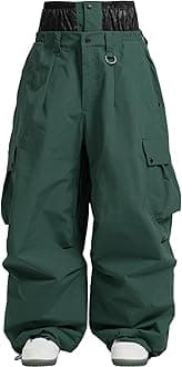Women Men Ski Pants Snowboard Pants Super Baggy Snowboarding Loose Snow Sport Insulation Waterproof Windproof