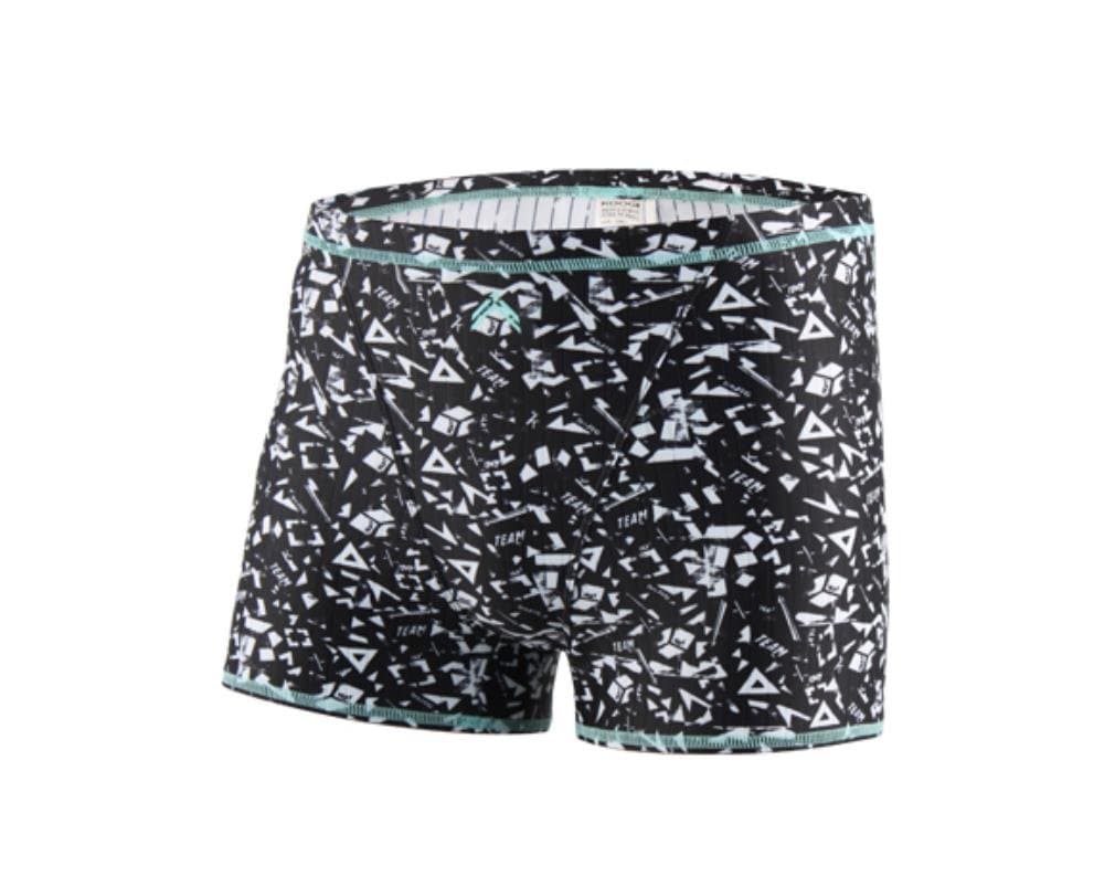 [KOOGI] Men's Solid Square Leg Swimsuit KM-K432, Advanced DYCEL Fabric (M(90) : W 28~30)