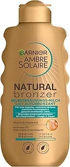 Self-Tanning Milk, Bronzer Lotion for a Natural and Stain Free Tan, Ambre Solaire Natural Bronzer Milk, 1 x 200 ml