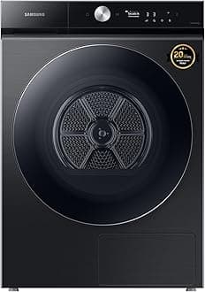 Samsung Front Load Dryer, 17KG Capacity, Bespoke Design, Black Caviar, Hybrid Heat Pump, Auto Open Door, AI Dry, DV17B9750CV/GU, 20 Year Manufacturer Warranty on Digital Inverter Motor (UAE version)