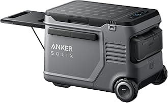 Anker SOLIX EverFrost 2 40L Cooler, 61 qt Car Refrigerator, Electric Cooler with 288Wh Battery, Powered by AC/DC or Solar,for Outdoor Camping, Travel, and Fishing, Fits in Trucks