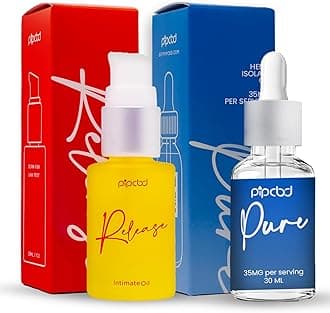 Release Intimate Arousal Oil & Pure Hemp Wellness Oil Bundle – Infused with Golden Jojoba, Sweet Almond & Hemp Isolate – Enhances Sensation, Reduces Dryness & Supports Daily Wellness | 2 Bottles