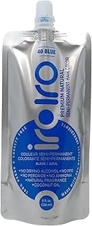 Premium Natural Semi-Permanent Hair Color 40 Iro Blue (8oz)