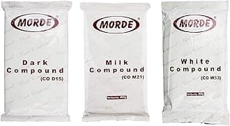 Bakers King Morde Chocolate 3 in 1 || Dark White Milk Compounds ( Pack of 3 , 400 gm Each )