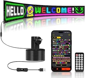 Gelrova Large Programmable LED Sign, 37''x8''