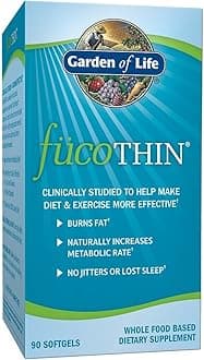 Fucoxanthin Supplements - FucoThin Diet Pill for Weight Loss, 90 Count