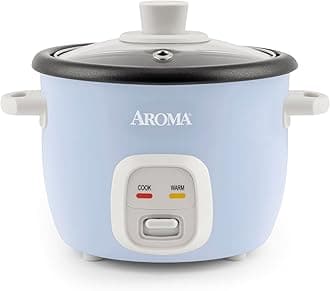 4-Cups (Cooked) / 1Qt. Rice & Grain Cooker (ARC-302NGBL), Blue