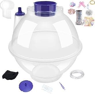 Balloon Stuffing Machine,New 16.9'' Balloon Stuffer to Wrap Gift Balloon Filling Kit with 9 Accesorios Used for Wedding Christmas Birthday Party Decoration (Balloon Stuffer)